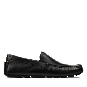 Chaussures Noires Clarks Oswick Edge Homme Noir | CLK340RUM